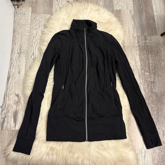 Lululemon Nice Asana Women's Black Jacket sz 8 - Picture 12 of 12
